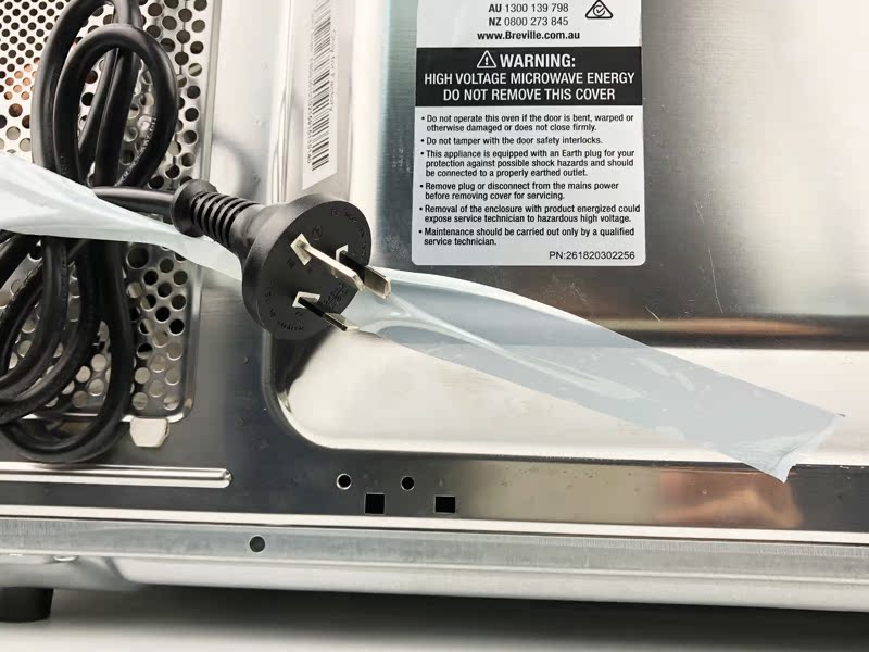 lò nướng bánh pizza Úc Platinum giàu BREVILLE lò vi sóng công suất lớn 34L lót thép không gỉ Công suất 1100W có thể thương mại lò nướng bánh pizza
