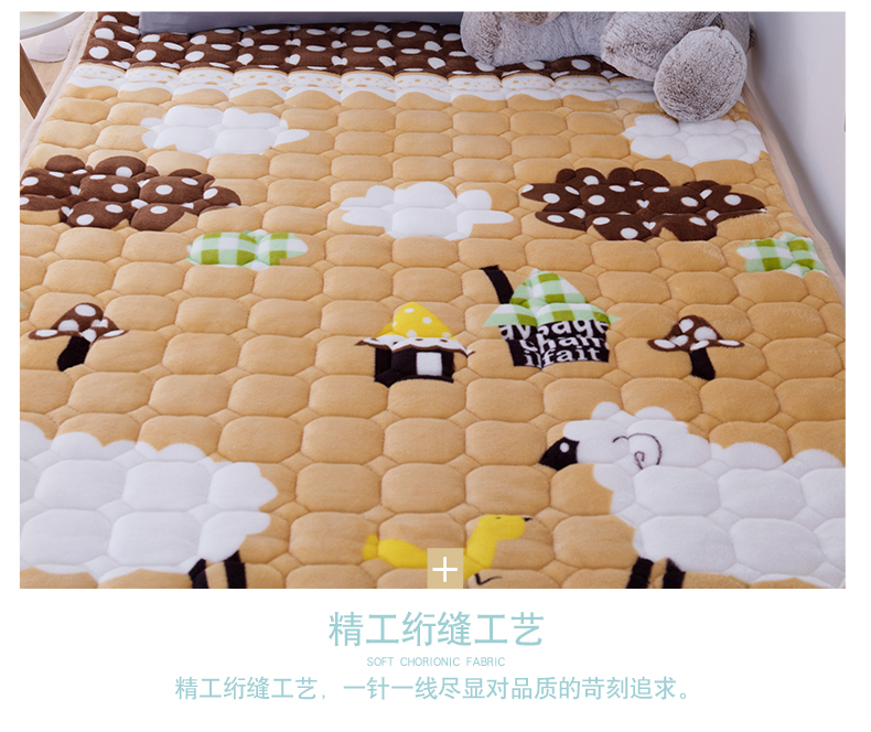 Ký túc xá sinh viên nệm rửa flannel bọ cạp sắt khung giường bunk mat mẹ giường pad nhíp - Nệm nệm kim đan