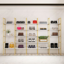 Shoe shop shoe rack clothing store bag rack shop commercial Wall shoe shelf childrens shoes display rack multi-layer shelf