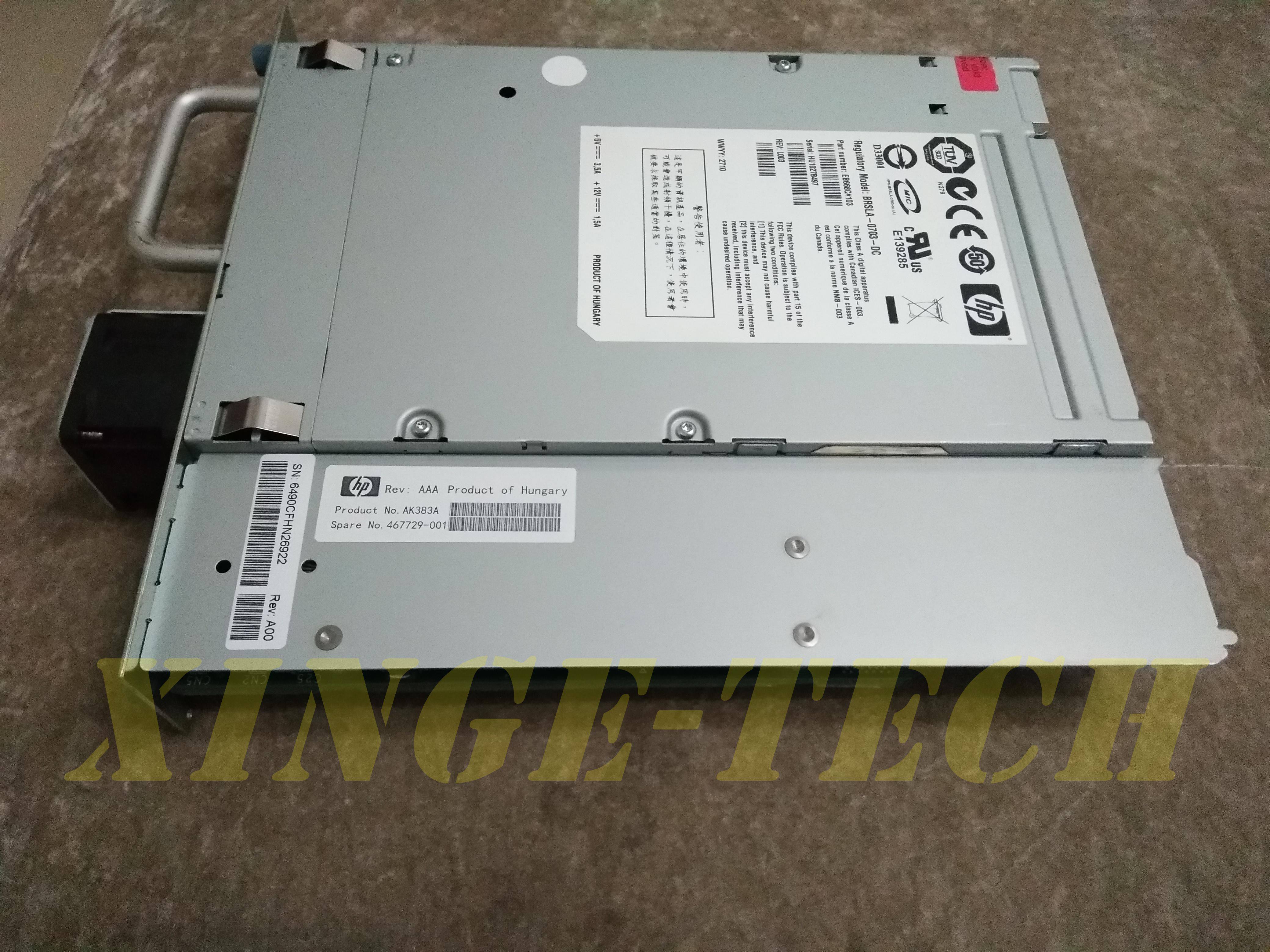 HP MSL2024 4048 LTO4 SAS HH drive AK383A 467729-001 drive