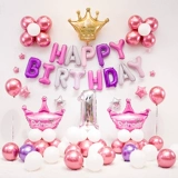 День рождения сотня неба банкетные сцены украшения шар упаков