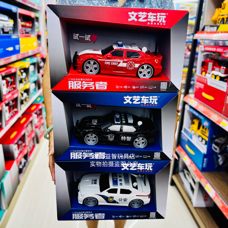 Children's Police Car Toy Model with Storytelling, Music, and Openable Doors, Boys' Toy Vehicle for Play Children's Police Car Toy Model with Storytelling, Music, and Openable Doors, Boys' Toy Vehicle for Play