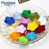 Small plum flower embroidered cloth with hotel table cloth linen mending Tinder with holes clothes jeans small number 100 lap decoration