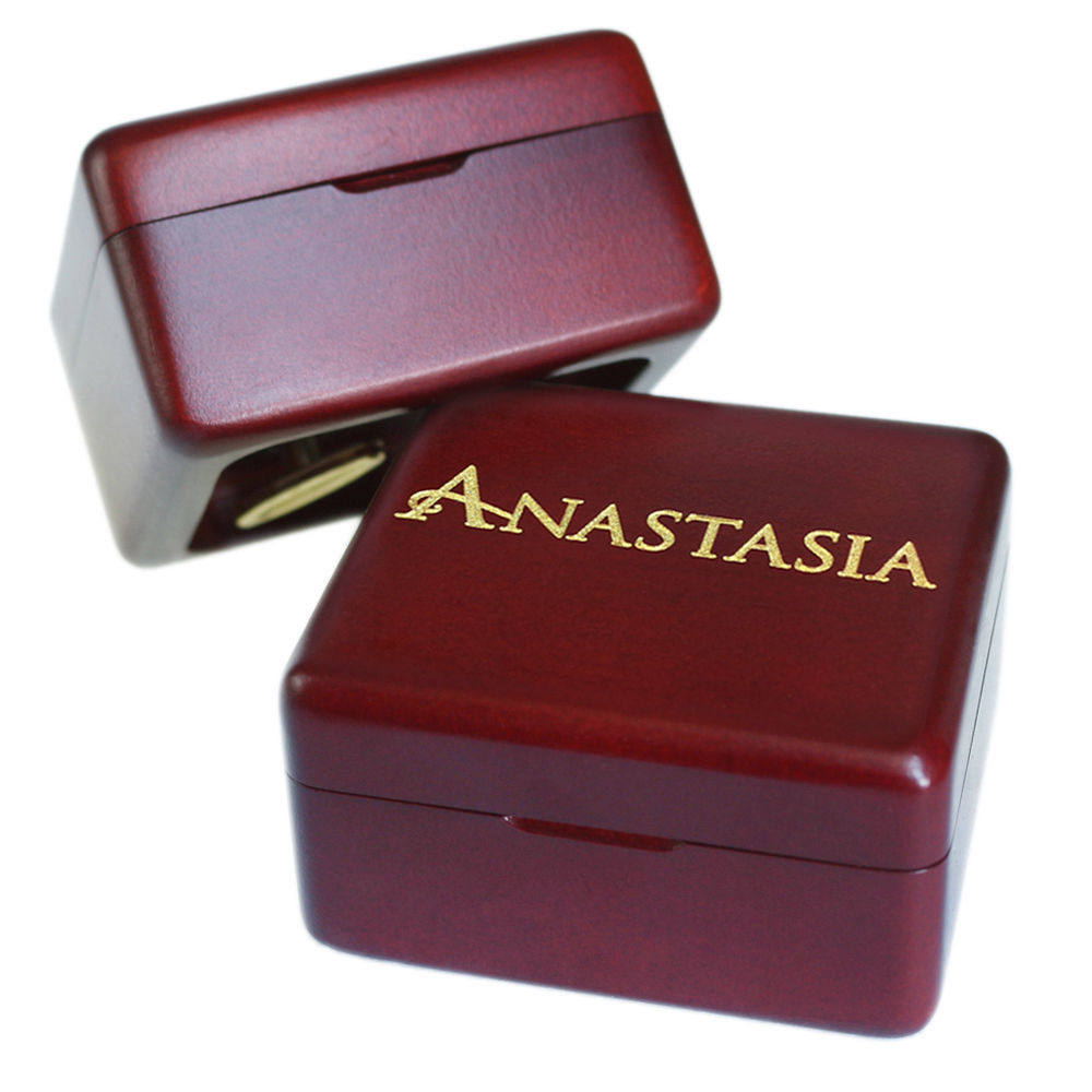 Anastasia Clockwork Music Box Once Upon a December Wooden Music Box Custom DIY Carving