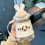 Высококачественная милая пластиковая летняя портативная детская трубочка со стаканом для школьников