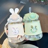 Высококачественная милая пластиковая летняя портативная детская трубочка со стаканом для школьников