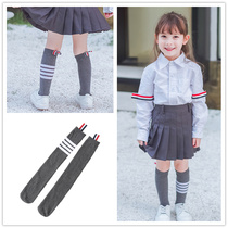 TB mid-tube socks girls college style four-bar long tube spring and autumn new student casual INS super fire stockings tide