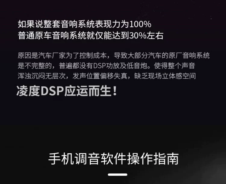 Bộ khuếch đại âm thanh xe hơi công suất cao không mất dữ liệu bốn chiều Lingdu dsp Bộ xử lý âm thanh loa siêu trầm âm thanh xe hơi loa jbl oto