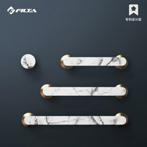 Van Rui independent design American black aluminum alloy cabinet handle modern simple wardrobe door drawer single hole handle