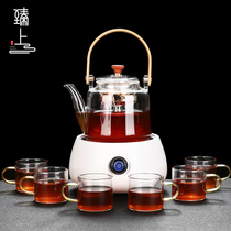 Zhenshon Kettle tea stove special teapot high temperature resistant household electric pottery stove tea cooker kung fu glass cooking tea stove