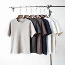 340g high - grade air cotton foreign trade summer new color round collar short - sleeve T - shirt tide male