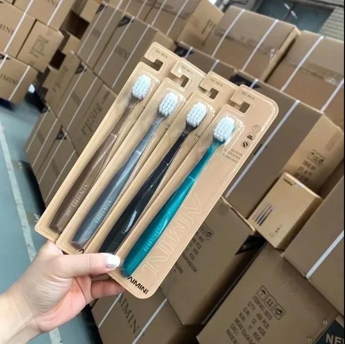 Upgrade Paragraph Jin Mouth Brushed Silk Plums Soft Toothbrush Adults Clean Gingival Massage Manual Toothbrush