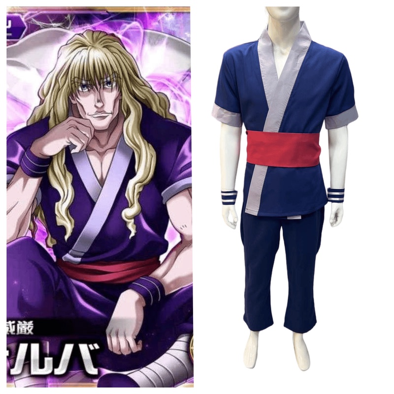 Full-Time Hunter Cosplay Dxf Killua's Father Seiya Kageyama Cosplay Costume