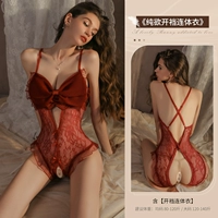 Кружевной комбинезон с вырезом Pure Desire◆Красный