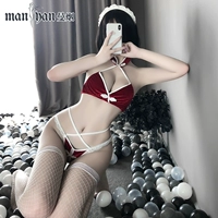 Красный (повязка на голову + верхняя + T-сухожители) + сетевые носки