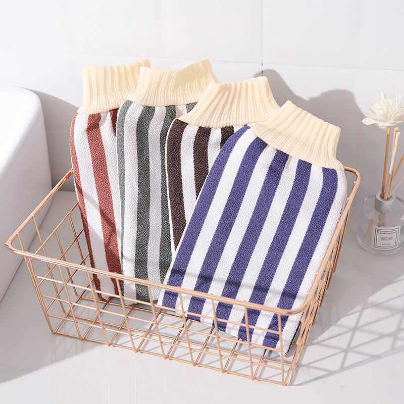 Bath towels for men and women No pain in bath towel Gloves Powerful Rubbing Clay Grey Frosted Double-sided Home Rubbing Back Home God