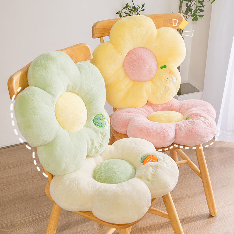 ins wind flowers pummeber tatami cushions ground floor bedroom floor home sloth sitting mound floating window cushion soft fart cushion-Taobao