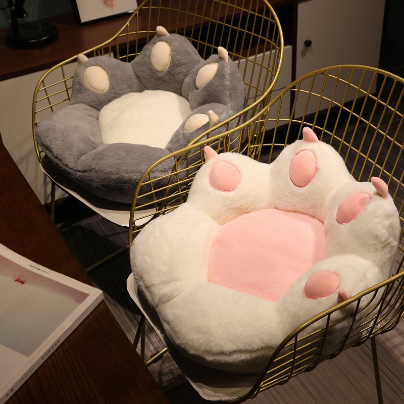 Cat Paw Cushion Bedroom Ground Fart Cushion Tatami Ass Cushion Office Chair Cushion Dorm Room?Chair cushion for the chair
