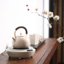 Small sitting electric pottery stove cooking tea stove household small mini tea cooker pottery pot lifting beam pot glass iron pot tea set