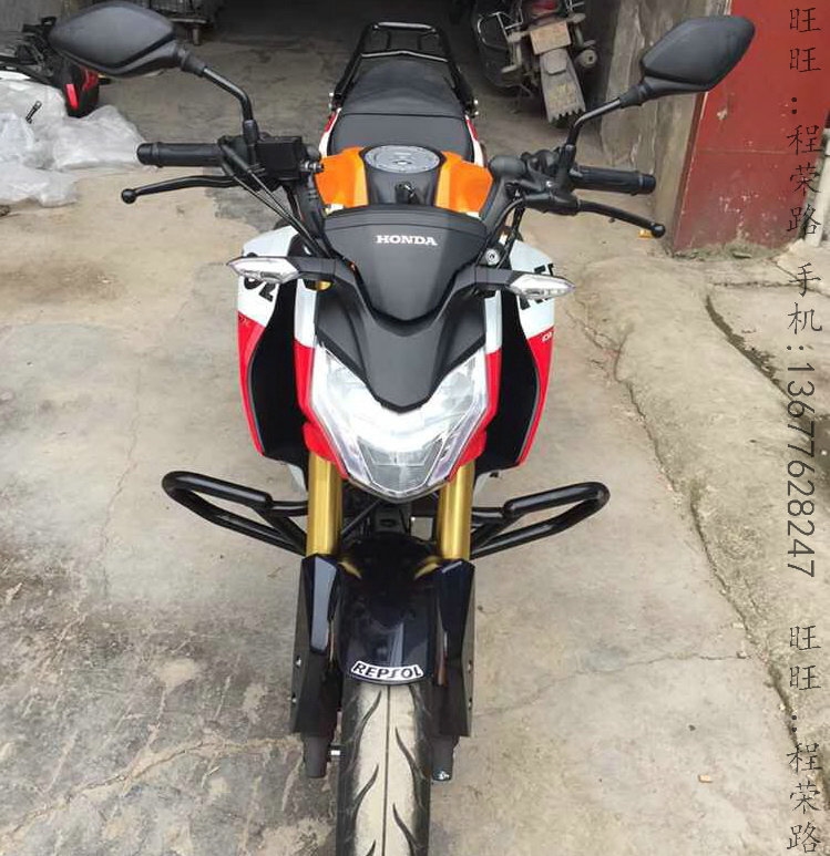 Suitable for Wuyang Honda Storm Eye CB190R modified bumper New Continent CBF190R drop bar tqg