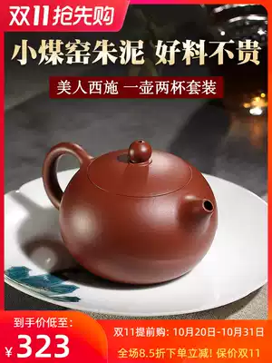 (Tao Yuan) Yixing Zisha teapot set pure handmade all Zhu Nixi Shi bubble teapot kung fu tea set Lu Yun pottery