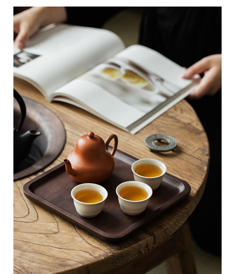 By weight of dry bamboo tea tray was single pot bearing pot rectangular tray was Japanese contracted household tea sets of bamboo