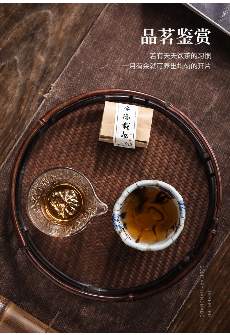 By Taiwan manual will burn the master cup Japanese single CPU on wild ceramic kunfu tea light cup of tea