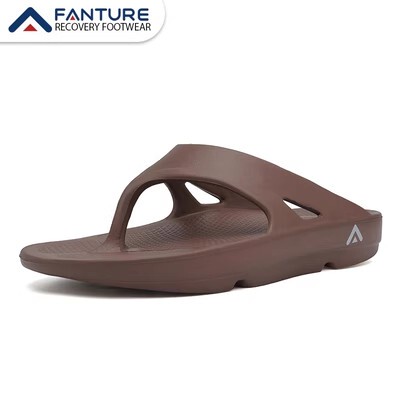 Foreign Trade Arch Support Flip-Flops, Thick-Soled Recovery Shoes, Shock-Absorbing, Non-Slip, Fashionable, Casual, Unisex Couple Beach Shoes