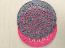 Special price handling foreign trade tail single felt water absorption strong dining cushion cup cushion heat insulation mat non-toxic and environmentally friendly