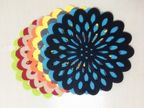 Creative fashion felt absorbent mat non-slip spacer absorbent fabric tea cup mat placematters bottle mat
