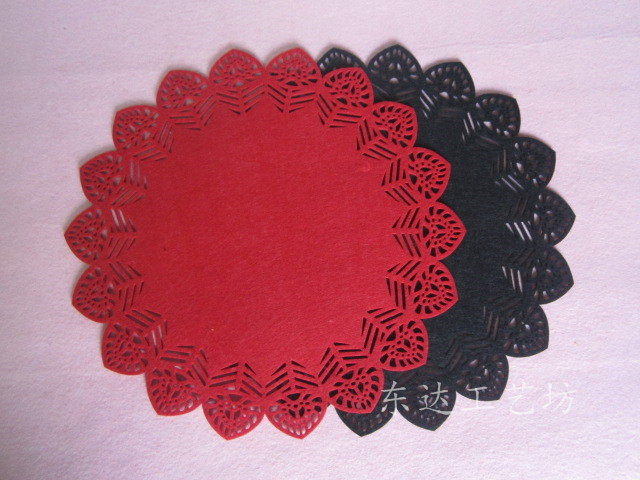 Creative Felt Absorbent Dining Cushion Anti Slip Heat Insulation Mat Cushion Cloth Art Dining Cushion Vase Mat