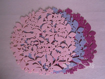 Creative European-style home multi-color non-woven felt Western food mat insulation pad pot mat table mat coaster coffee table mat coffee table mat