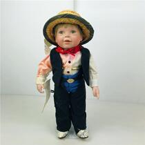 Ashton Genuine American ASHTONDRAKE Classic Limited Collection Antique Ceramic Doll Denim Gift