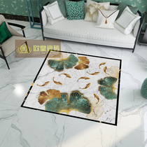 Modern minimalist living-room parquet floor tiles Nordic crystal-stone aisle floor tiles Brick Lotus Flowers in the family Genguan Tossed