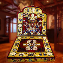 Tibetan carpet wool eight auspicious monks legal seat back cushion soft and comfortable gurus cushion
