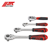 Taiwan JTC auto repair special tool quick-acting rubber handle ratchet wrench JTC3602BJTC3603BJTC3604B