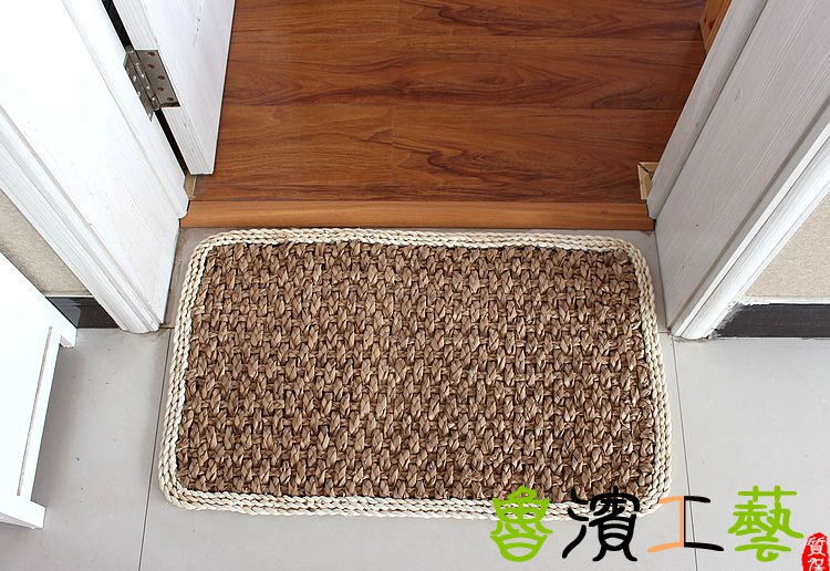 Giải phóng mặt bằng chiếu rơm rơm cửa trước thảm bẩn chống trượt thảm ngô da cửa - Thảm sàn thảm nhựa chống trượt