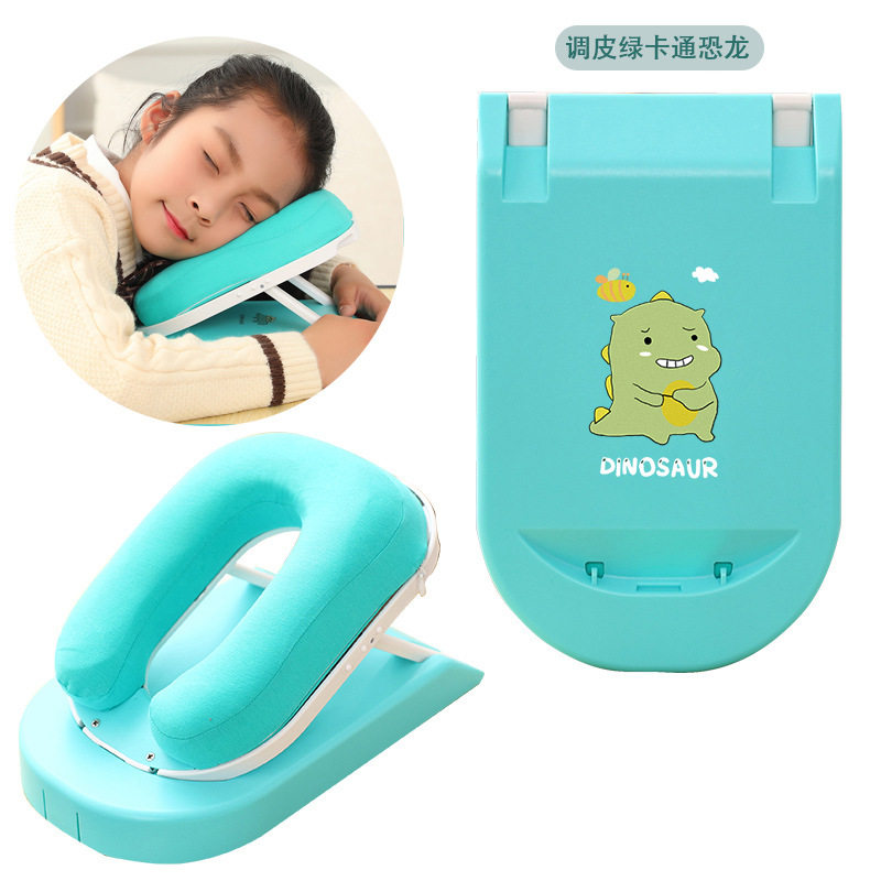 Primary school Children's nap pillow folding down the table sleeping on the afternoon pillow Children Adult desks Sleeping Cushion Cervical Spine Cartoon