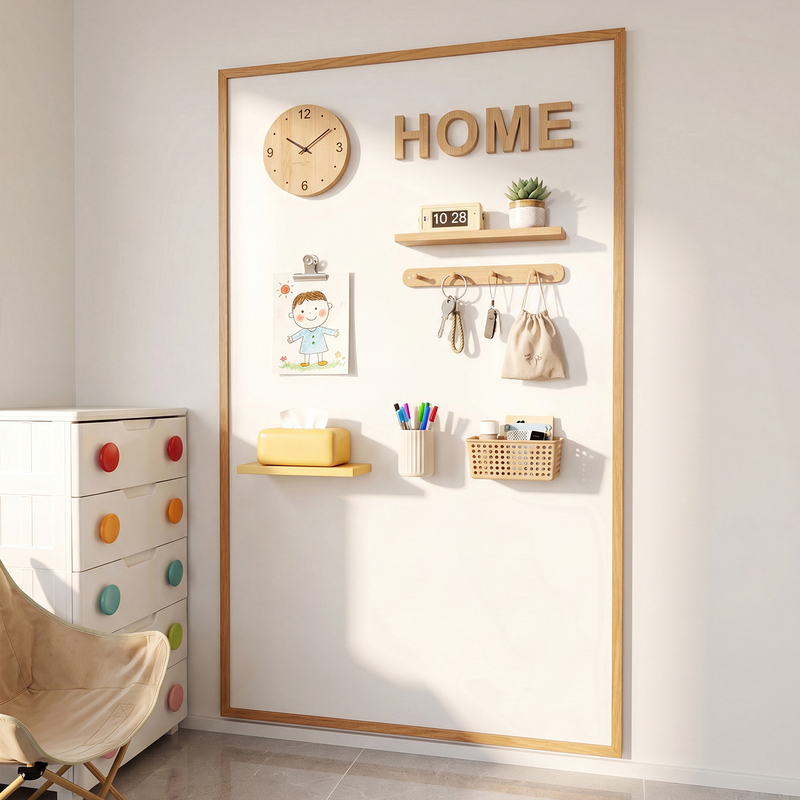 Large Wide-Frame Magnetic Enamel Board Imported from Japan for Children's Home Teaching, Erasable and Writable Large-Sized Whiteboard Large Wide-Frame Magnetic Enamel Board Imported from Japan for Children's Home Teaching, Erasable and Writable Large-Sized Whiteboard