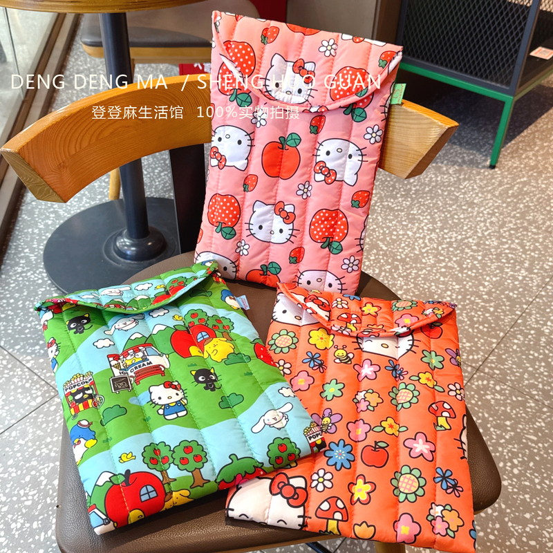 Japanese-Style Cartoon Cute Hello Kitty Cat Tablet Computer 13inch Inch Computer Tablet Inner Sleeve Protective Cover Japanese-Style Cartoon Cute Hello Kitty Cat Tablet Computer 13inch Inch Computer Tablet Inner Sleeve Protective Cover