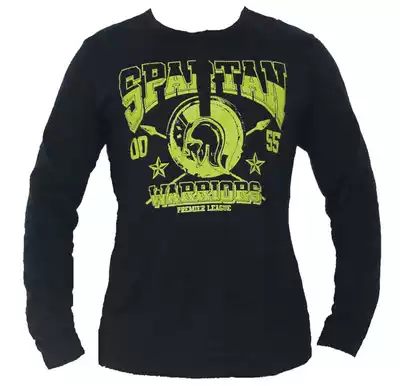 United States MAXX Spartan warrior No 55 memorial rugby shirt baseball casual long-sleeved T-shirt