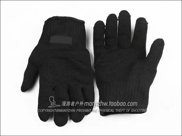 Găng tay dày cắt chiến thuật bảo vệ dây chống găng tay chống trầy nylon Lưỡi dao chống cắt - Găng tay