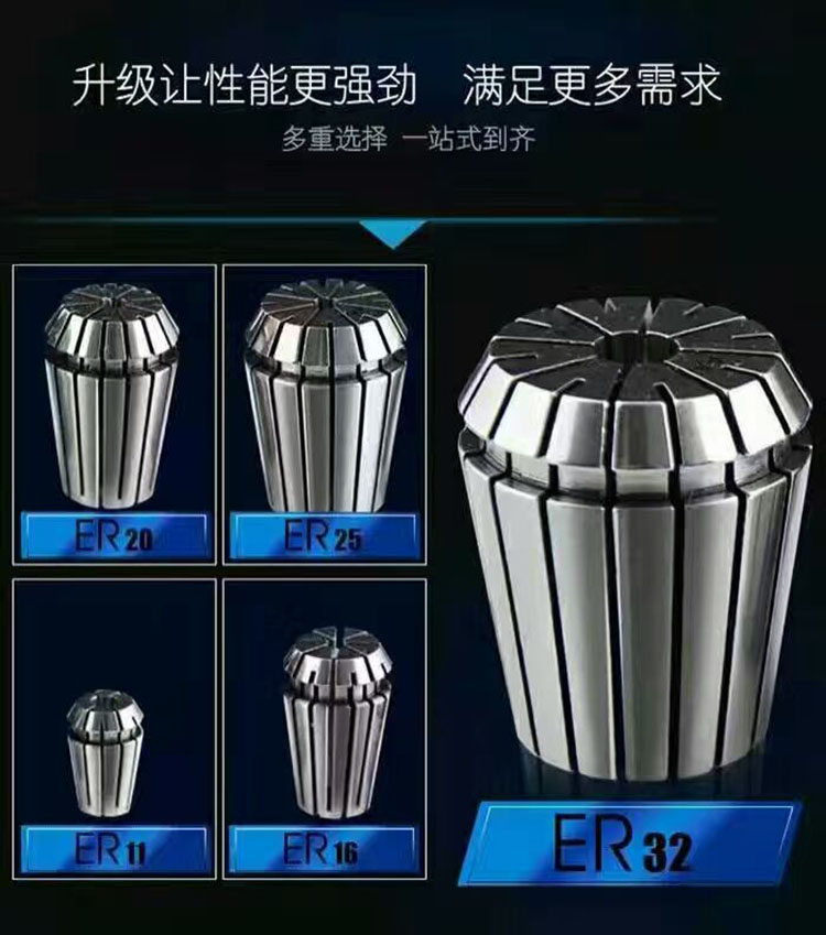 High power stone engraving machine spindle special Er25 32 spring hairhead high precision low beating