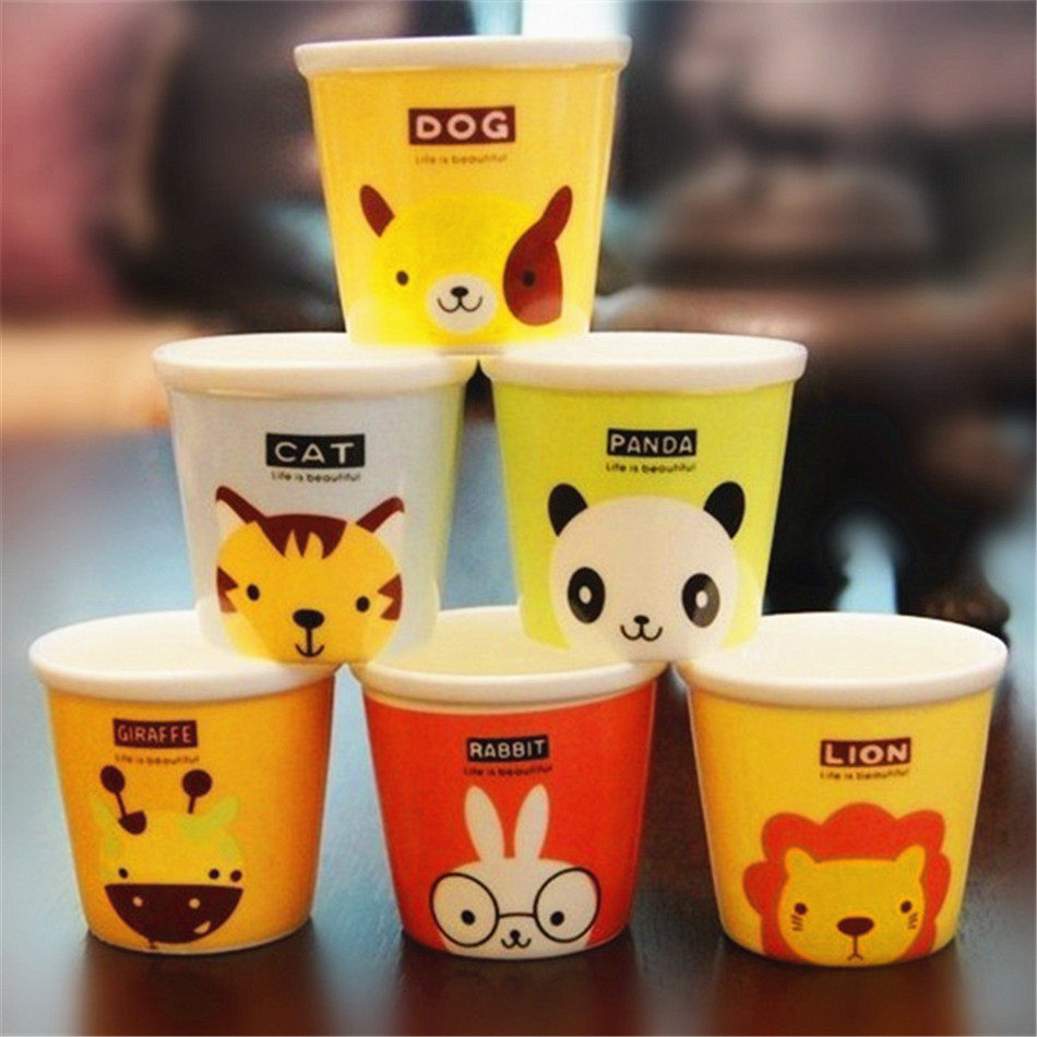 Cartoon Animal Porcelain Cup Baking Porcelain Cup Pudding Cup Cheese Cup Ice Cream Cup Soufflé Yogurt Jelly