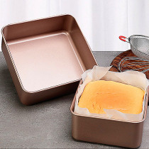 Highened and thickened non-stick Golden Square Baking tray Baking barbecue biscuits bread old morning cake roll mold home