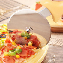 SN4233 three can Pizza knife stainless steel pizza wheel knife pizza wheel knife hob pizza light knife crisp wheel