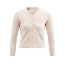 Extreme Cashmere No184 Angel elastic opening of the rice knit cardio-hoodie 2022 new spring and summer