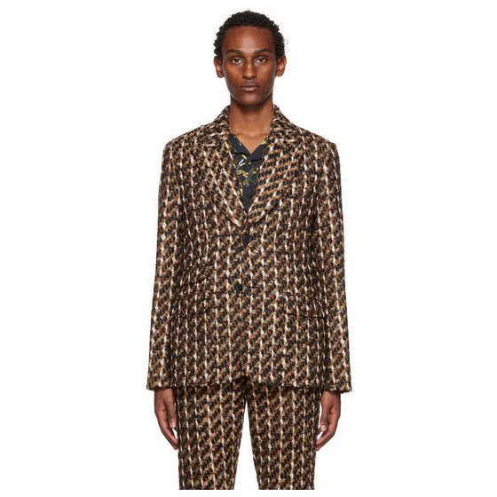 
[Miyi APP discount code: KCHP] Erdem Brown Richard Blazer Men