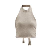 Extreme Cashmere No160 Wies Hanging Neck Elastic Open Mivewear 2022 new spring and summer