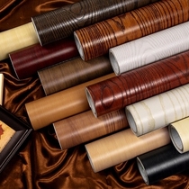 Waterproof pvc wood grain wallpaper Dormitory Tabletop Living Room Wall Paper Wardrobe Cabinet cabinet Furniture Renovated Stickers self-adhesive